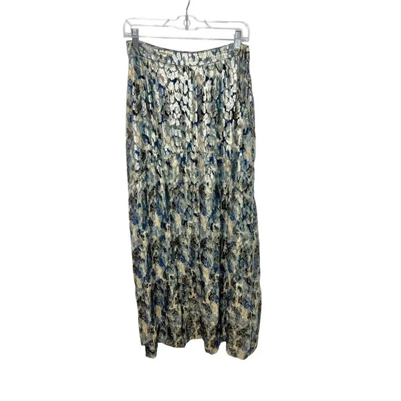 ba&sh Black and Cream Maxi Skirt - Picture 3 of 14